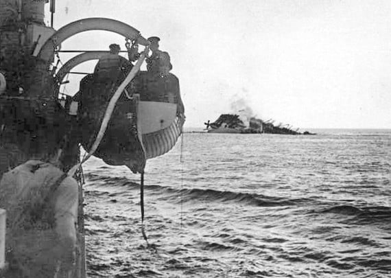 Lancastria is attacked