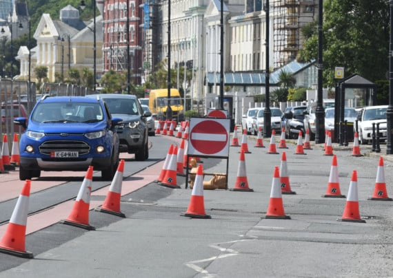 Douglas Promenade is now one-way in a northbound direction -