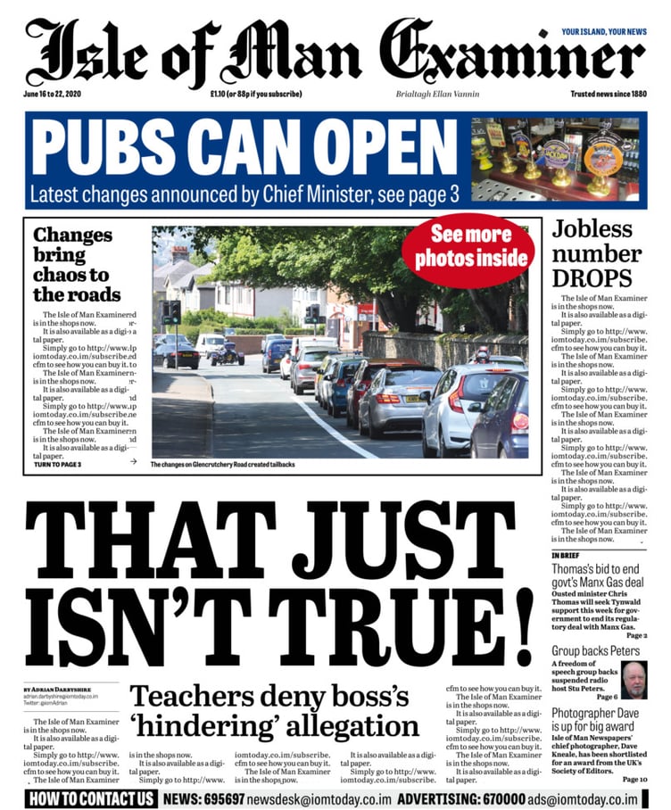 Isle of Man Examiner, June 16, 2020