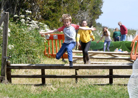 Isle of Man Bloodhounds fun race at Great Meadow farm -