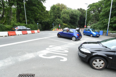 New layout at top of Victoria Road