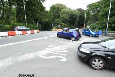 New layout at top of Victoria Road