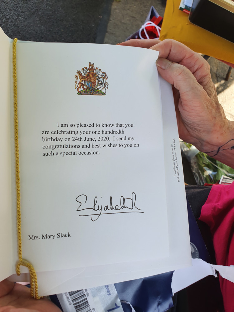 A message from the Queen for Doreen Clarke on her 100th birthday
