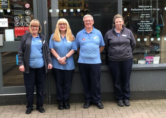 Staff from the Parliament Street, Ramsey
