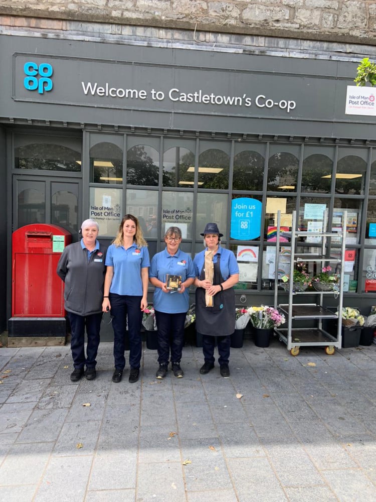 Staff from the Castletown branch of the Manx Co-op