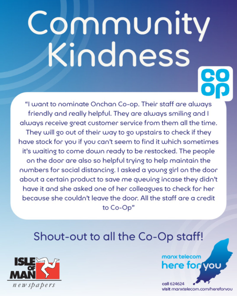Manx Co-Op celebrates its 100th anniversary