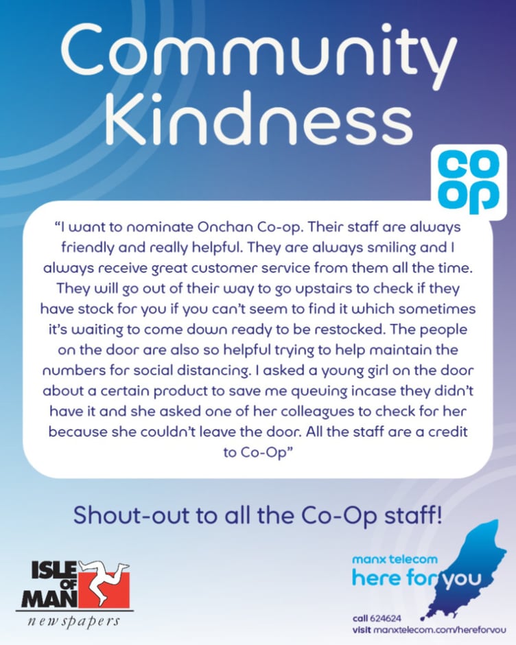Manx Co-Op celebrates its 100th anniversary