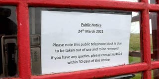 Time called on iconic red public call boxes