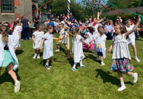 Belated May Day dances for Brownies