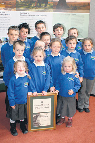 IN THE PRIZES: Hennock Primary School
