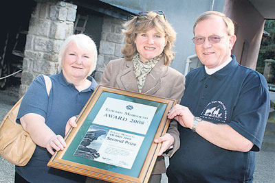 SECOND PRIZE: Joy Taylor, Dru Butterfield and Andy Taylor of the Dartmoor Pony Heritage Trust.