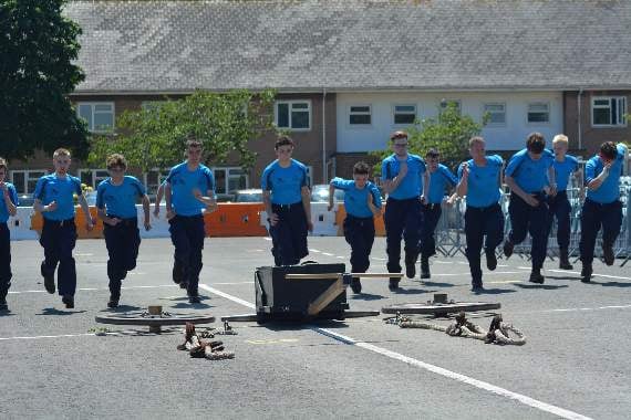 South Devon UTC and Scarborough UTC join forces to run the Junior Leaders Field Gun Challenge.