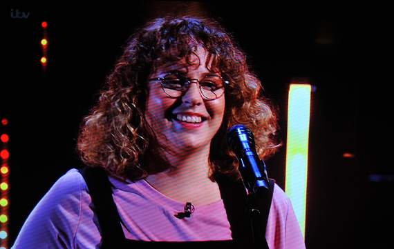 Beth Porch singing in the last semi-final of Britain's Got Talent