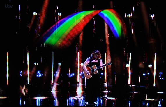 Beth Porch singing in the last semi-final of Britain's Got Talent