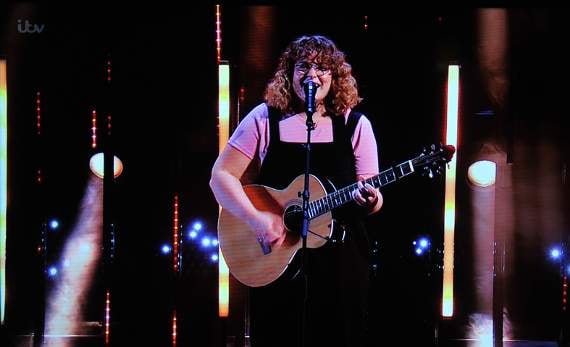 Beth Porch singing in the last semi-final of Britain's Got Talent