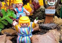 Mystery ‘guerilla gardener’ seeds lockdown cheer and messages of hope from the Bible