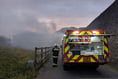 Dartmoor barn blaze
