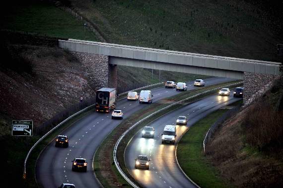 MADDACOMBE BRIDGE: Several incidents have taken place on the A380.