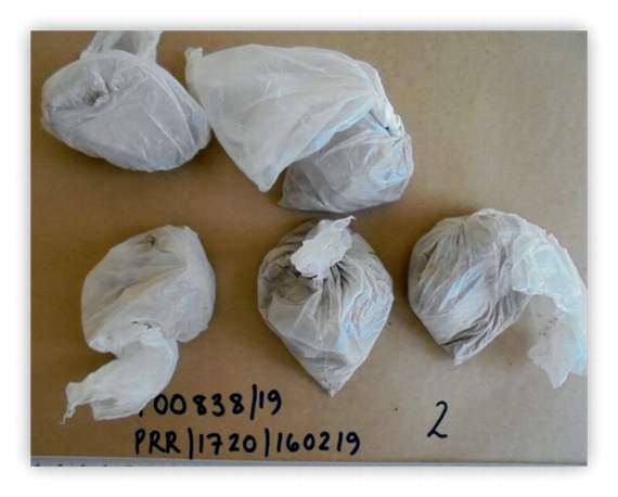 Some of the drugs seized.