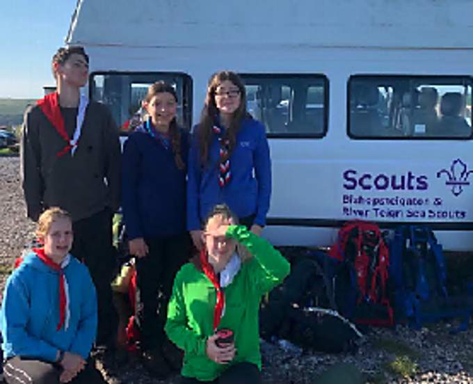 Bishopsteignton and River Teign Explorer Scouts were delighted to be able to use their newly acquired minibus for the first time since lockdown to take part in the annual Cremyll Challenge camp on the Rame Peninsula near Plymouth.