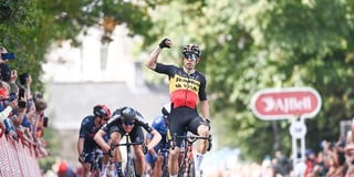 Belgian sprinter sets up exciting second Stage of cycling's Tour of Britain in Devon