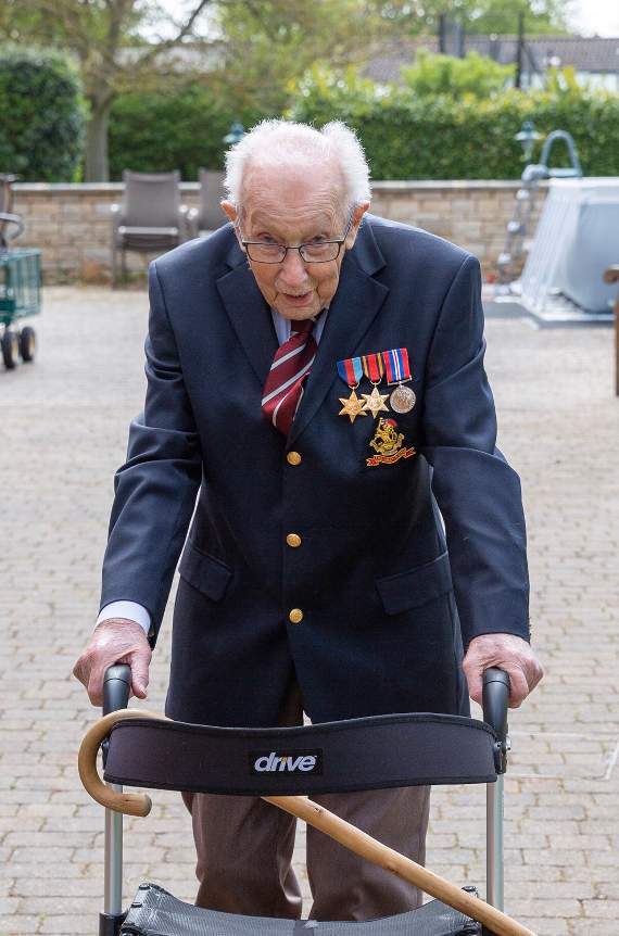 Captain Sir Tom Moore.