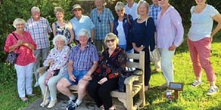 Village stalwart remembered with bench and tree