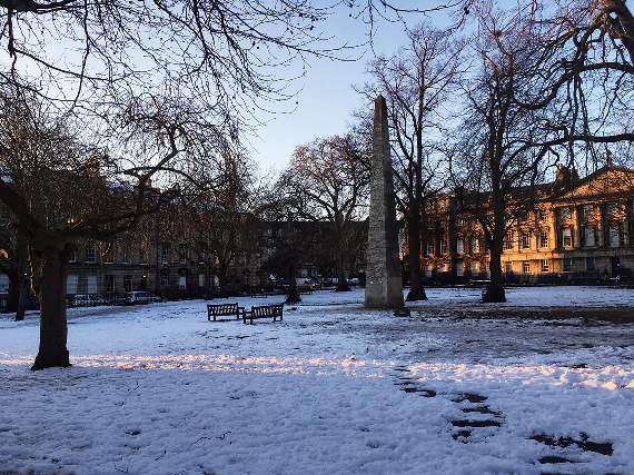 Queen Square, Bath, by Journal Editor, Becky Brooks.