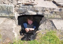 Five-year-old discovers hidden bomb shelter