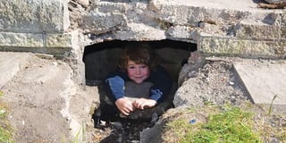 Five-year-old discovers hidden bomb shelter