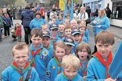 Scouts march for St George
