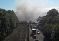 Fire at Station Road in Chepstow