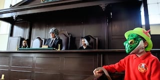Toad on trial at Shire Hall