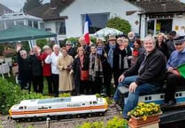 Tea and train rides for French visitors