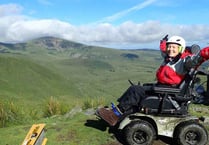 Thousands raised as paraplegic Monmouth woman climbs Snowdon