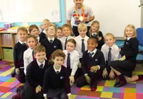 Paralympic triathlon champion inspires primary school children