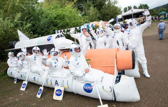 Private entry Hensons’ Héros won the award for most creatively themed raft