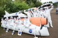 Crews from around the county cause a splash in 51st Monmouth Raft Race