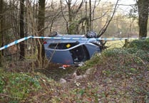 Police called to four crashes in one week