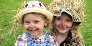 All smiles at scarecrow trail