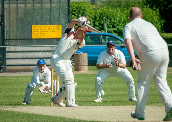 Wales U15 wicket keeper Joe Harris took an impressive leg side catch