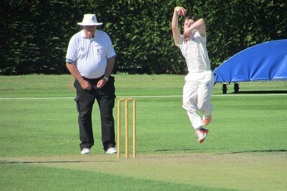 Leg spinner Sam Swingwood starred with the ball, taking 4-30 off 10 overs and ripping through the Whitchurch Heath middle order