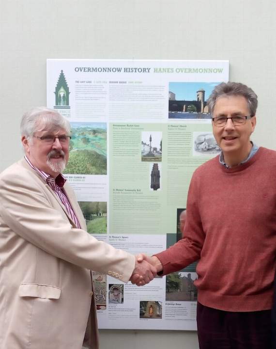 David Evans (Platform One) and Steve Martin (Ty Price Coordinator)
