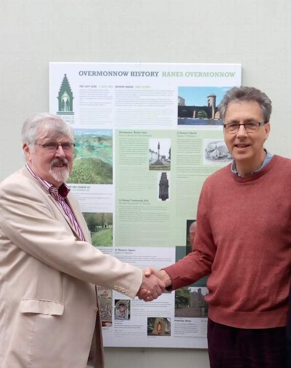 David Evans (Platform One) and Steve Martin (Ty Price Coordinator)