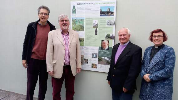 Steve Martin (Ty Price Coordinator) and David Evans (Platform One) with Bill Leddington (Treasurer) and Revd. Catherine Haynes (Team Vicar)