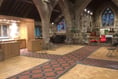 Harvest festival in new church