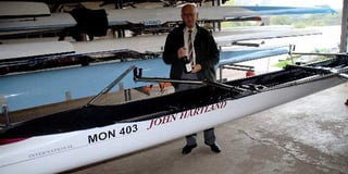 Tributes to rowing legend John Hartland