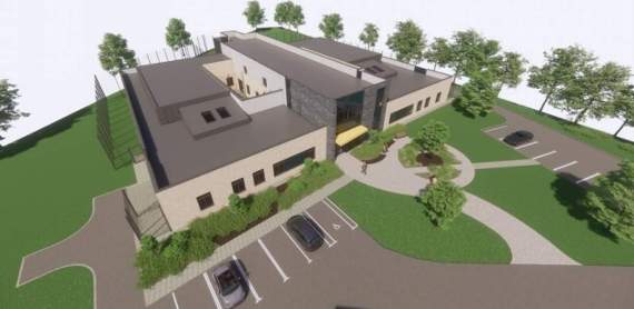 An artist\'s impression of the new building. Picture: 10architect/ Monmouthshire council