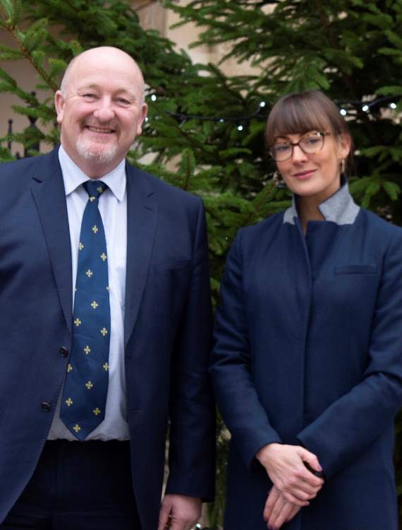 Peter Fox, MS for Monmouth and Cllr Sara Jones