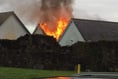 Fire crews tackle large blaze in centre of Chepstow